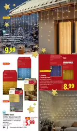 Folheto Lidl Página 24: A+ - cortina de las para vivants €9,99, Cortinas, red de luzes led €5,99