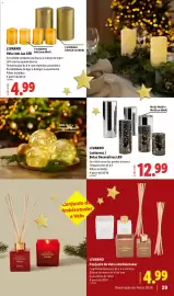 Folheto Lidl Página 29: A+ - vela com luz led €4,99, A+ - conjunto de vela e ambientador €4,99