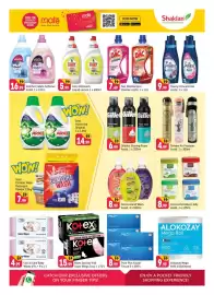 Shaklan leaflet Page 10: Alokozay Mega Rolls 1500Sheets €9,99, Pure Plus Facial Tissue 5 x 300's €8,99