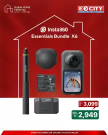 ECity catalogue Page 3: Insta360 Essentials Bundle X6 €2.949,00