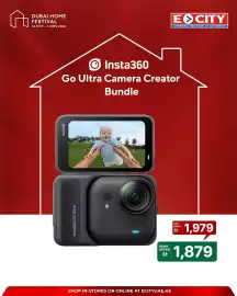 ECity catalogue Page 5: Insta360 GO Ultra Camera Creator €1.879,00