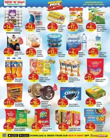 New W Mart leaflet Page 3: Salamat fresh eggs €14,50, Cucina frozen tender chicken breast €14,95