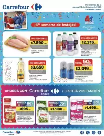 Catálogo Carrefour Página 1: Vida - leches funcionales larga vida €2.315,00, Quilmes - cerveza blanca lata €2.019,00