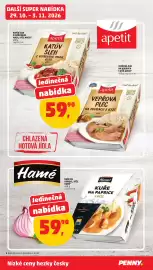 Penny Market leták týden 44 Strana 30: Apetit katův šleh z vepřového masa rýže €59,90, Hamé kuře na paprice s rýží €59,90