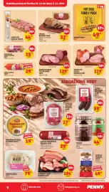 Penny Market leták týden 44 Strana 9: Sekaná řezníkův talíř klasik, farmářská €32,90, Uzená kýtka s kostí €119,00