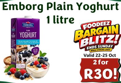 Foodeez catalogue Page 8: Emborg Plain Yoghurt €30,00