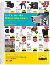 Builders Superstore catalogue Page 8: CAT 18 V Impact Drill €999,00, BOSCH 600 W Impact Drill €499,00