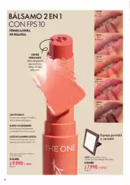 Catálogo Oriflame Página 40: Aceite de almendras dulces €9.990,00, Espejo glam vanity €7.990,00