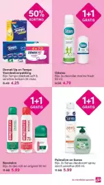 DA folder Pagina 13: Palmolive en Sanex €5,99, Demak'Up en Tempo Voordeelverpakking €4,25