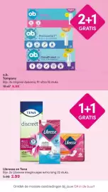 DA folder Pagina 20: O.b. Tampons €6,98, Libresse en Tena €2,99