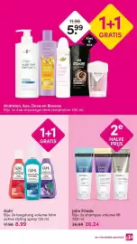 DA folder Pagina 3: Andrélon, Axe, Dove en Rexona €5,99, Guhl €8,99