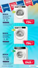 Electroworld folder Pagina 5: Bosch WQG245D9NL Serie 6 EXCLUSIV €829,00, Bosch WQG235D9NL Serie 6 EXCLUSIV €799,00