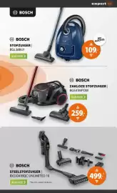Expert folder week 44 Pagina 11: Bosch Stofzuiger BGL38BU1 €109,00, Bosch Zakloze Stofzuiger BGS41MPOW €259,00