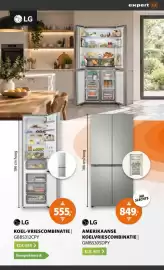 Expert folder week 44 Pagina 12: LG Koel - Vriescombinatie GBBS312CPY €555,00