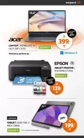 Expert folder week 44 Pagina 6: Acer Laptop Aspire Lite 15 €399,00, Lenovo Tablet Idea Tab €199,00
