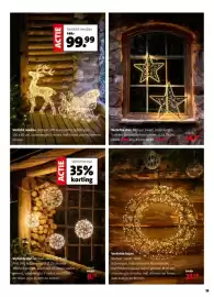 Intratuin folder week 44 Pagina 19: Verlichte krans €27,99, Verlichte ster €19,99