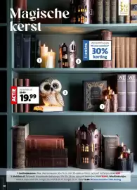 Intratuin folder week 44 Pagina 20: Verlichte uil. €19,99, Leddruipkaarsen. €9,99