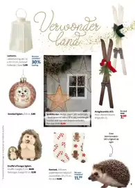 Intratuin folder week 44 Pagina 3: Kerstbal Egbert €5,99, Verlichte ster. €19,99