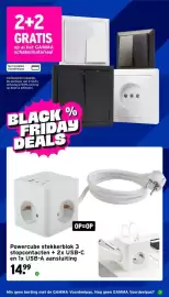 GAMMA folder week 44 Pagina 13: Powercube stekkerblok €14,99, Gamma schakelmateriaal