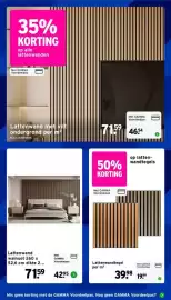 GAMMA folder week 44 Pagina 17: Gamma lattenwand met vilt ondergrond €46,54, Lattenwand walnoot €42,95