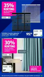 GAMMA folder week 44 Pagina 18: Gamma houten jaloezie €62,39, Gamma gordijnen €11,89