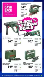 GAMMA folder week 44 Pagina 24: Bosch decoupeerzaag PST 900 PEL €64,99, Bosch multitoool PMF 220 CE €64,99