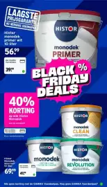 GAMMA folder week 44 Pagina 3: Histor monodek primer wit €39,99, Histor Monodek muurverf €41,99