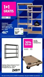 GAMMA folder week 44 Pagina 32: Handson zwaar metalen opbergrek €46,99, Handson Mega opbergrek Zwart €249,00