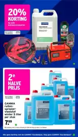 GAMMA folder week 44 Pagina 40: Gamma ruiten-sproeier-vloeistof winter €7,99, Gamma koelvloeistof