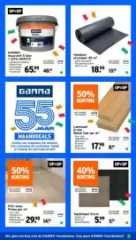 GAMMA folder week 44 Pagina 46: Primo pvc vloer €14,99, Laminaat €8,99