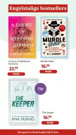Bruna folder week 44 Pagina 12: Sarah J. Maas A Court of Splintered Harmony €22,99, Murdlе Heist €16,99