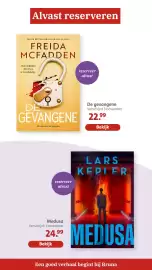 Bruna folder week 44 Pagina 22: Lars Kepier Medusa €24,99, Freida Mcfadden de gevangene €22,99