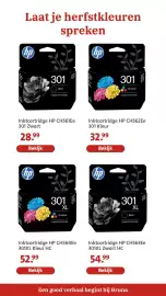 Bruna folder week 44 Pagina 31: HP Inktcartridge CH563Ee 301XL Zwart HC €54,99
