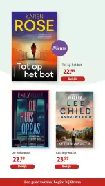 Bruna folder week 44 Pagina 8: Lee Child en Andrew Child Kettingreactie €23,99, Emily Rudolf De huisoppas €22,99