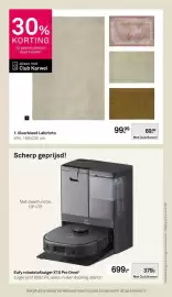 Karwei folder week 44 Pagina 10: Eufy robotstofzuiger X10 Pro Omni² €379,00, Karwei Vloerkleed Labirinto €69,99