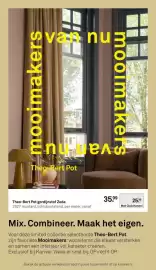 Karwei folder week 44 Pagina 2: Theo-Bert Pot gordijnstof Zeda €25,19