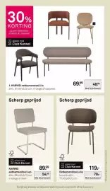 Karwei folder week 44 Pagina 25: Karwei eetkamerstoel leo €54,99, Club Karwei Eetkamerstoel Lola €79,00