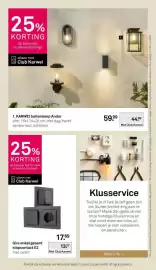 Karwei folder week 44 Pagina 29: Gira enkel geaard stopcontact E2 mat zwart €13,27, Karwei buitenlamp andor €44,99