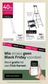 Karwei folder week 44 Pagina 37: Altrex Double Decker €96,99, Altrex telescoopladder Smart Up Go 11 treden €121,80