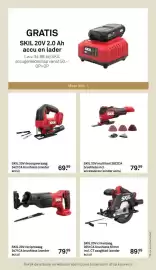 Karwei folder week 44 Pagina 46: SKIL 20V cirkelzaag 3551CA €89,99, SKIL 20V multitoool 3622CA €79,99