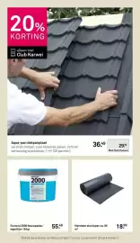 Karwei folder week 44 Pagina 53: Handson stucloper €18,99, Eurocol 2000 bouwpasta / tegellijm €55,49