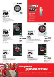 MediaMarkt folder week 44 Pagina 15: Koenic KDBO2 Wasdrogerballen €9,99, Samsung RB38C602CS9/EF Koelkast €688,00