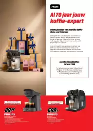 MediaMarkt folder week 44 Pagina 2: PHILIPS Espresso machine €699,00, PHILIPS Senseo Vibe CSA225/60 €89,99
