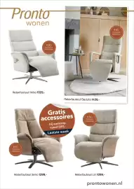 Pronto wonen folder week 44 Pagina 3: Relaxfauteuil Serio €1.299,00, Relaxfauteuil Seduto €1.439,00