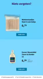 Plein.nl folder week 44 Pagina 25: Ecover Wasmiddel Zwart & Donker 22 €6,39, Wattenstaafjes Hout in een Zakje €0,79