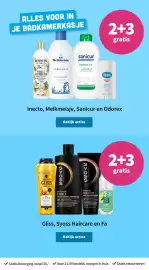 Plein.nl folder week 44 Pagina 9: Inecto, Melkmeisje, Sanicur en Odorex 2+3 gratis, Gliss, Syoss Haircare en Fa 2+3 gratis