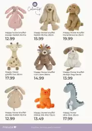Prenatal folder Pagina 54: Happy Horse dino Don 36cm €17,99, Happy Horse knuffel- doekje Dog David €13,99
