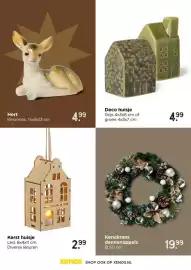 Xenos folder Pagina 28: Kerst huisje €2,99, Deco huisje €4,99