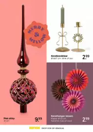 Xenos folder Pagina 38: Piek shiny €9,99, Kersthanger bloem €2,99