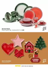 Xenos folder Pagina 51: Servies Roots €2,99, Kerst schaaltjes €3,49